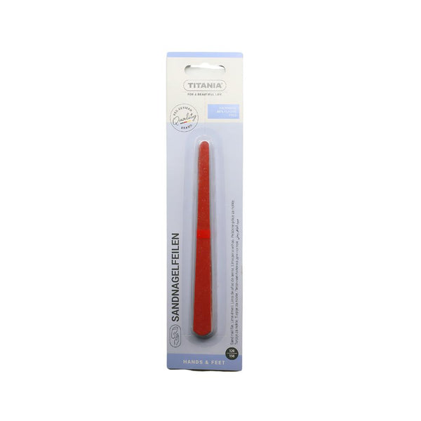 Titania Wooden Nail Files 10 Pieces Natural Wood Dual-Sided