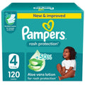 Baby Diapers Size 4 Mega Box High Absorption Pampers 120 Pieces