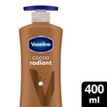 Vaseline Body Lotion Intensive Care Cocoa Radiant Hydrating Formula 400ml
