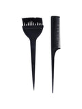 Salon System Hair Dye Brush with Comb - 2 Pieces