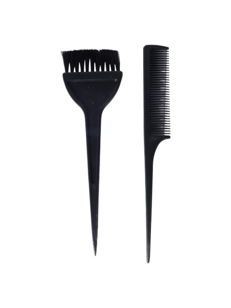Salon System Hair Dye Brush with Comb - 2 Pieces