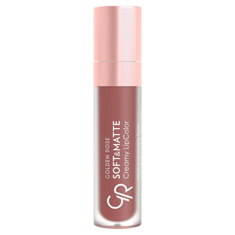 Creamy Matte Liquid Lipstick Long-Lasting Shade 113 Golden Rose 5ml