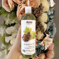 Now Solutions Grapeseed Oil for Skin and Hair Care, 473 ml