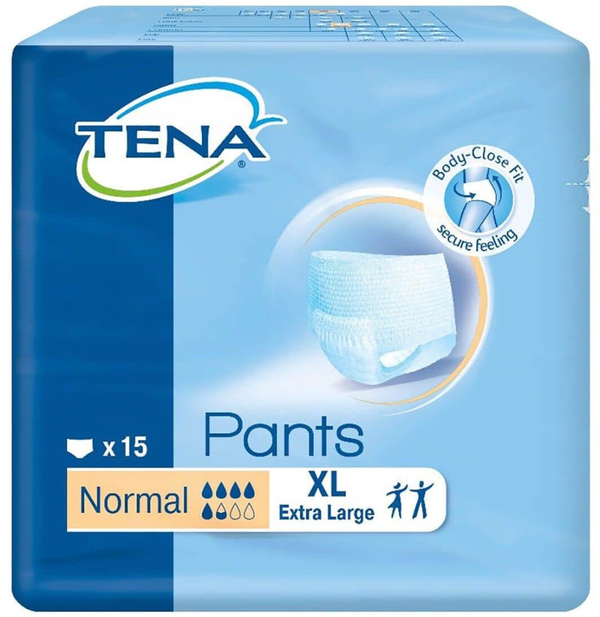 Tena Unisex Pants Incontinence Protection Extra Large TENA 15 Pack