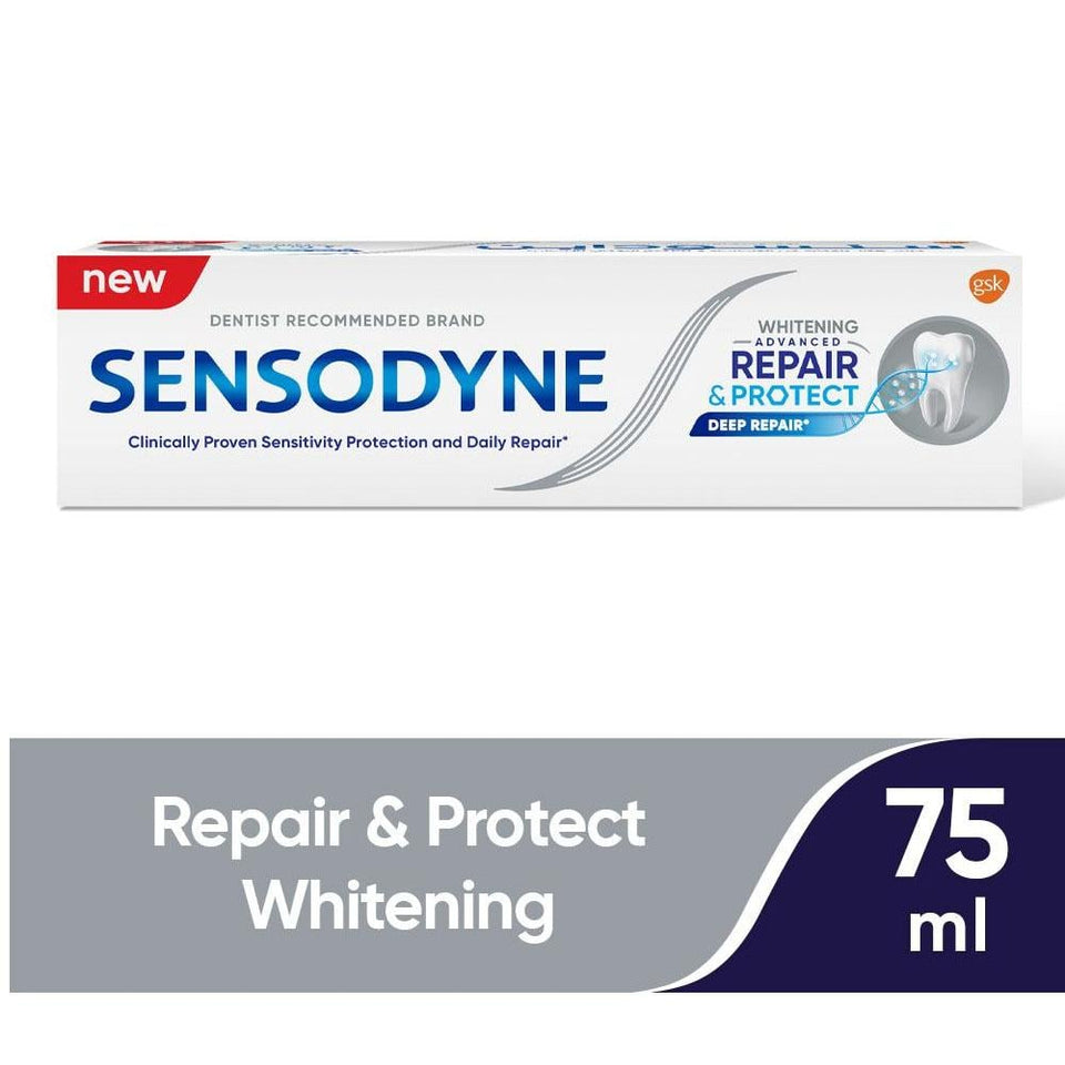 Sensodyne Repair & Protect Toothpaste Advanced Whitening Toothpaste for Sensitive Teeth 75ml