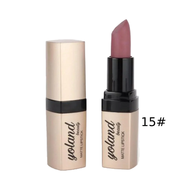 Yolande Beauty Creamy Matte Lipstick 15 Vitamin E Macadamia Oil 3.8g
