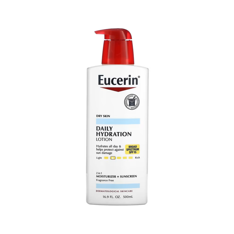 Eucerin Daily Moisturizing Lotion SPF 15 Fragrance-Free 500ml