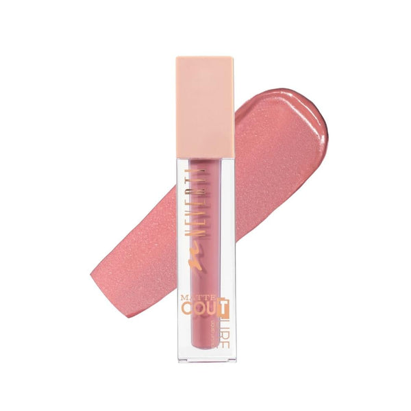 Neverti Matte Liquid Lipstick 105 Coral Silk, Long-Lasting Formula