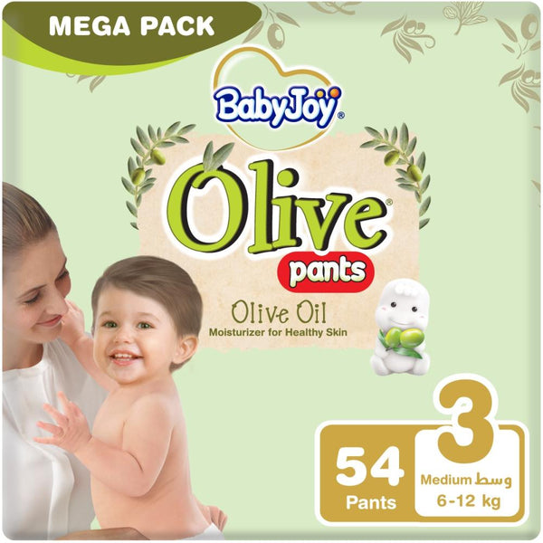 Best Diaper Pants Olive Oil Protection Size 3 BABY JOY 54 Count
