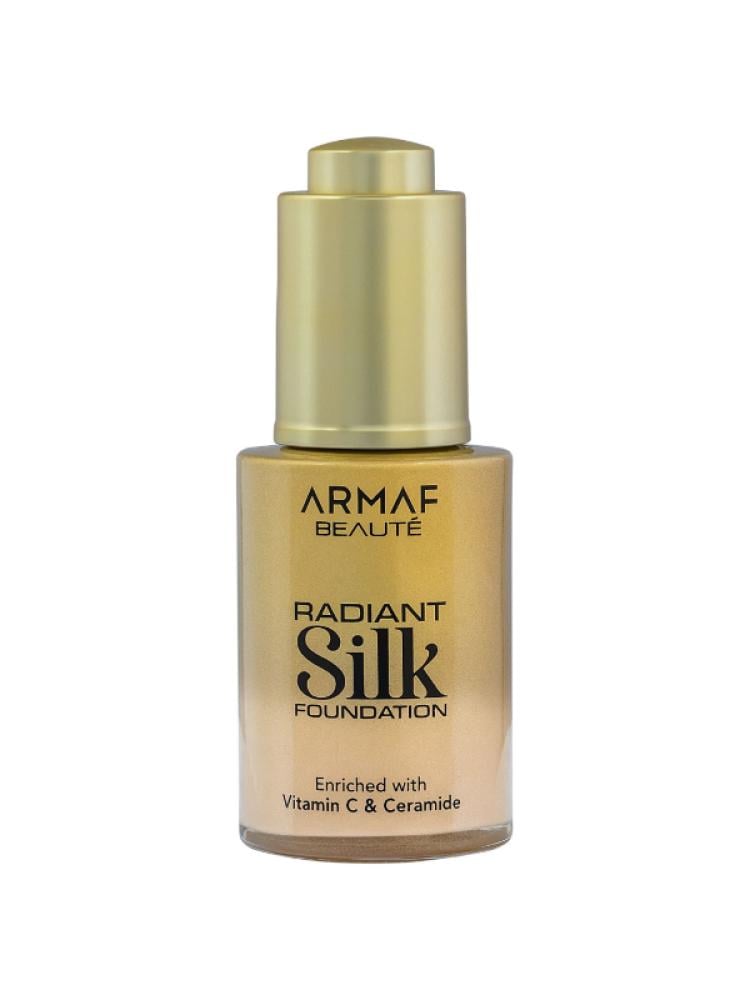 Armaf Beauty Radiant Silk Foundation 30ml - Vitamin C, Ceramides | Shade 01 Porcelain