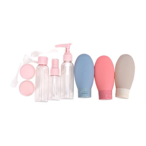 Dara Beauty 8-Piece Plastic Travel Container Set