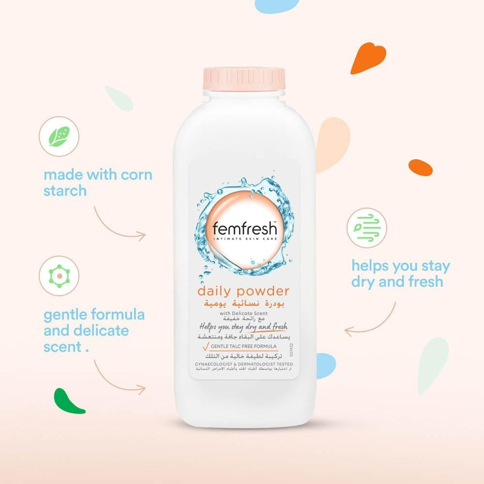 Femfresh Intimate Skin Care Powder for Freshness & Comfort 200gm