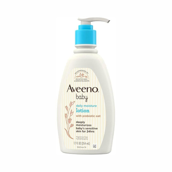 Aveeno Baby Daily Moisturizing Lotion with Colloidal Oatmeal, Fragrance-Free, 354ml