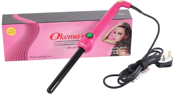 Best Hair Curler 19mm Professional Barrel Okema OK2076