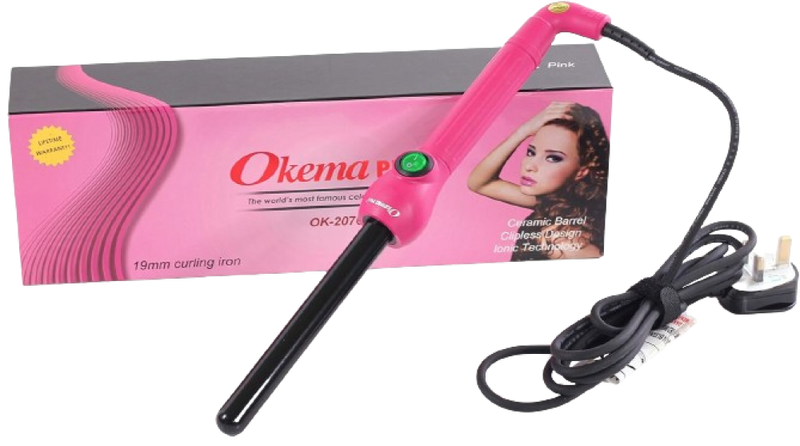 Best Hair Curler 19mm Professional Barrel Okema OK2076