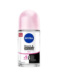 Nivea Black & White Deodorant Roll-On - 50ml