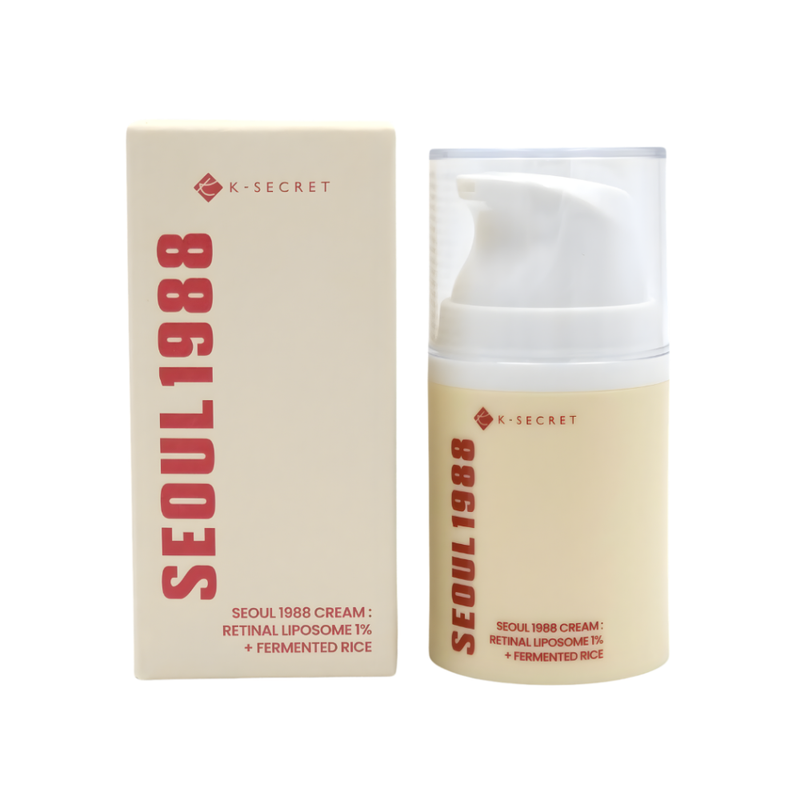 K-Secret Seoul 1988 Retinal Liposome 1% Fermented Rice Night Cream, 50ml