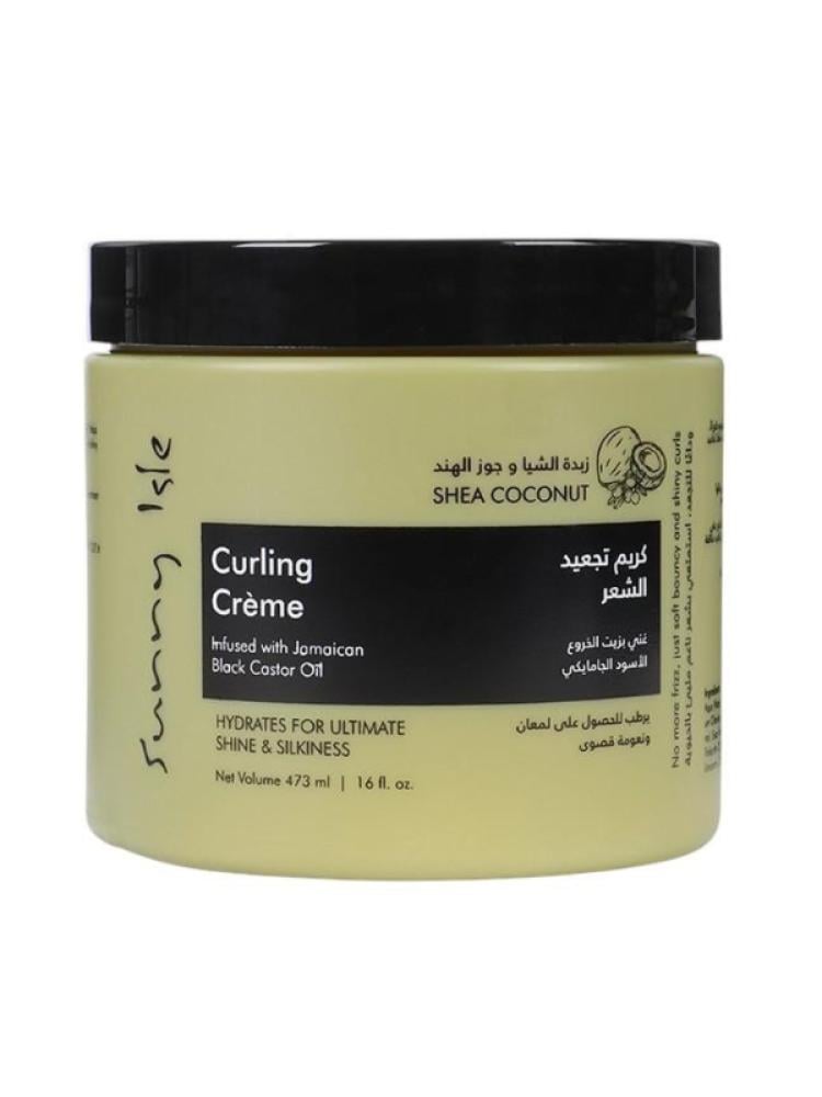 Sunny Isle Shea Butter & Coconut Curling Cream for Defined Curls - 473ml