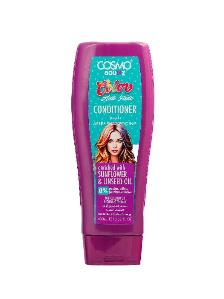 Cosmo Bounz Color Anti-Fade Conditioner with UV Filters - 400ml