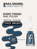 Shop Nail Polish Long-Lasting Shine Flormar 548 Longnights 11ml