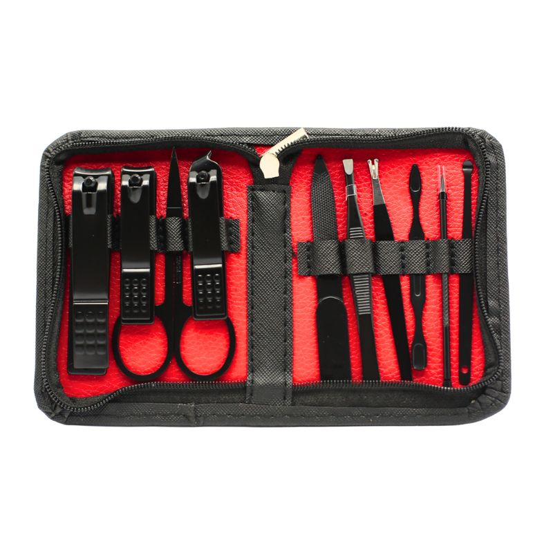 Viola 10-Piece Nail Care Set with Stainless Steel Clippers