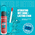 Hydrating Lip Gloss Stain Hydra Honey Nude Tint Nyx 3ml