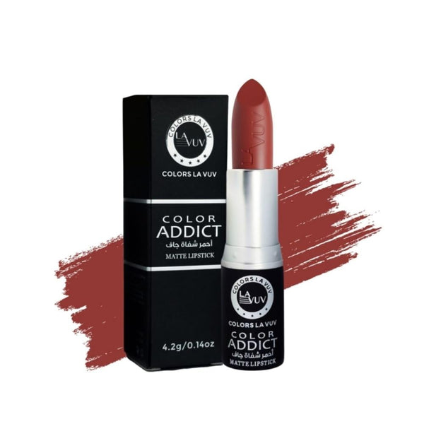 Lavuv Matte Creamy Lipstick - 128 Long-Lasting Moisturizing Formula