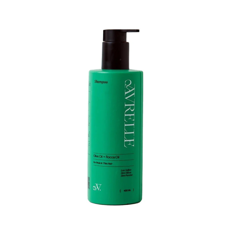 Avrelle Olive Oil and Watercress Shampoo, Strengthening, Moisturizing, 400ml
