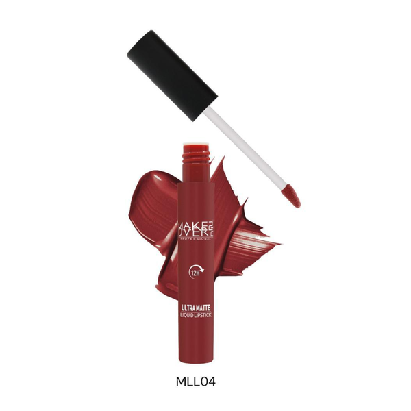 Make Over 22 Ultra Matte Liquid Lipstick MLL04 Full Coverage