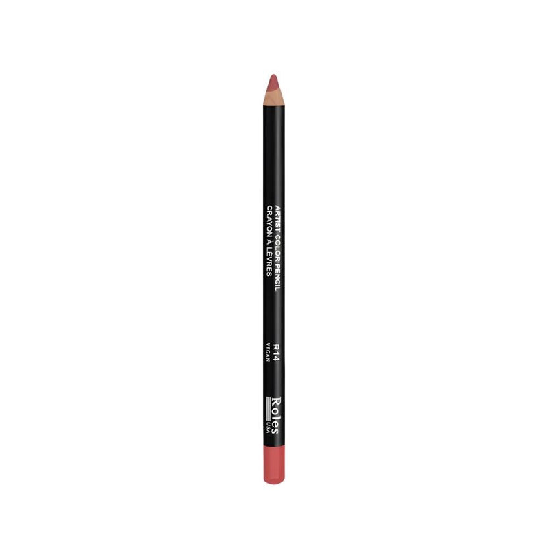 Roles Lip Liner Pencil R14 Long-Lasting Creamy Formula