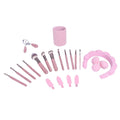 Ruby Face 22-Piece Makeup Brush Set - Pink