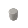 Salon System Grey Round Ladies Chair - Velvet Fabric - 39cm Height
