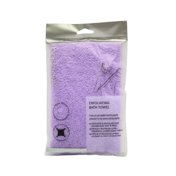 Basic Care Exfoliating Back Scrubber Loofah with Long Handle