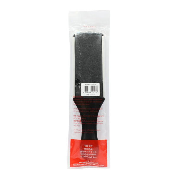 Loox Stainless Steel Foot Scrubber Double-Sided Exfoliating Pedicure Tool