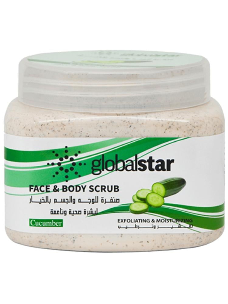 Global Star Cucumber Face & Body Scrub - 500ml