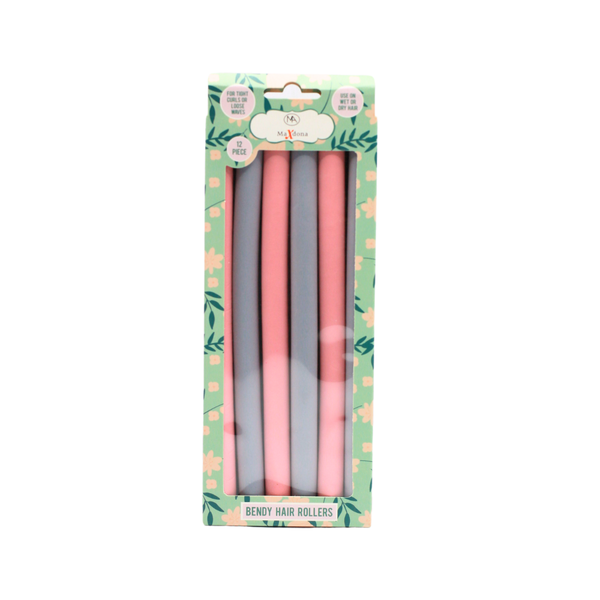 Maxdona Hair Rollers, 1.4 Inch Curling Set, 12 Pieces