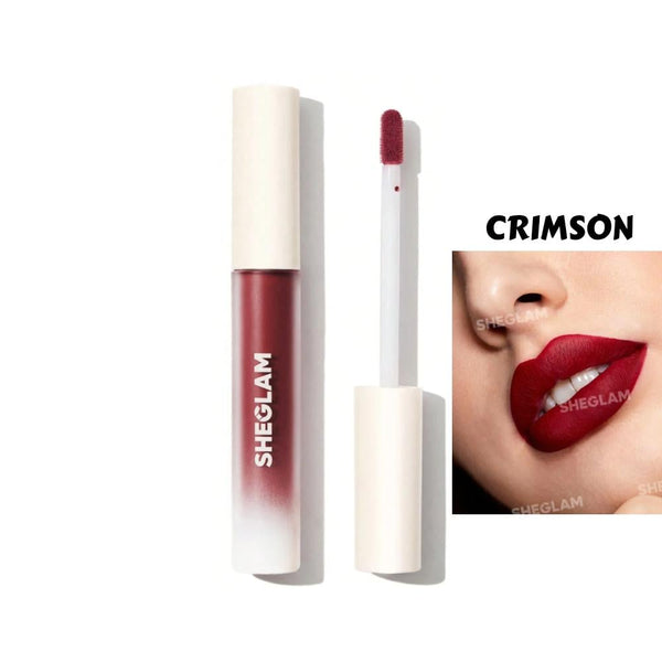 Sheglam Matte Liquid Lipstick, Long-Lasting, High-Coverage, 3.1g