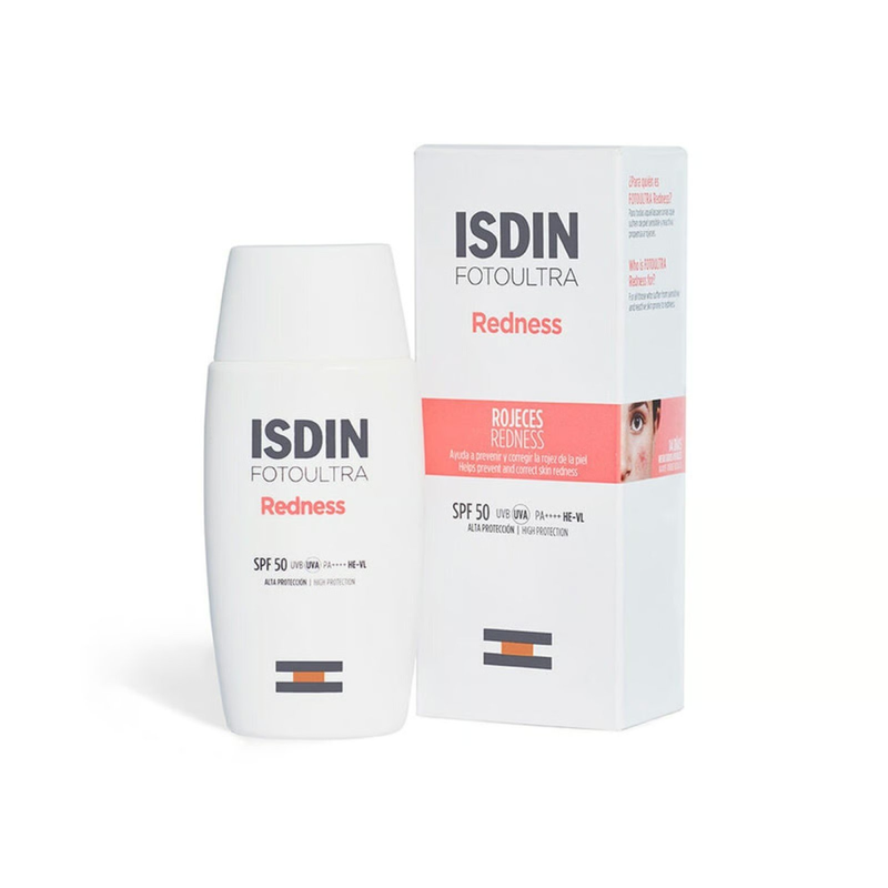 Face Sunscreen SPF 50 for Sensitive Skin Redness Relief ISDIN 50ml