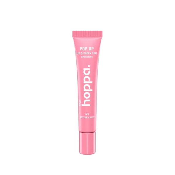 The Hoppa Moisturizing Lip and Cheek Tint, Cotton Candy, Long-Lasting