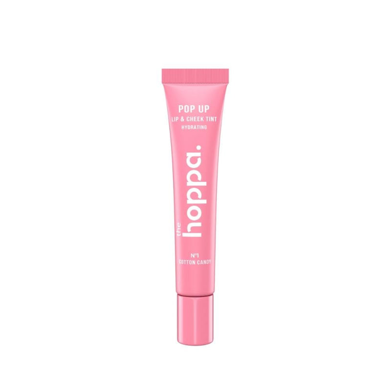 The Hoppa Moisturizing Lip and Cheek Tint, Cotton Candy, Long-Lasting
