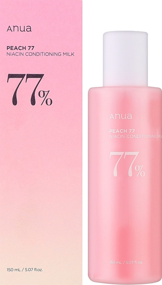 Face Lotion Peach 77% Niacin Conditioning Milk Brightening ANUA 150ml