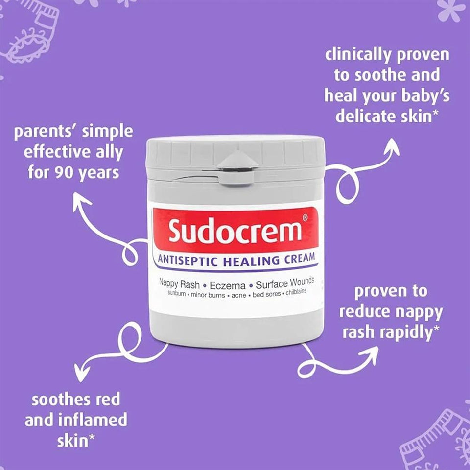 Sudocrem Antiseptic Healing Cream for Skin Irritation and Infections 125g