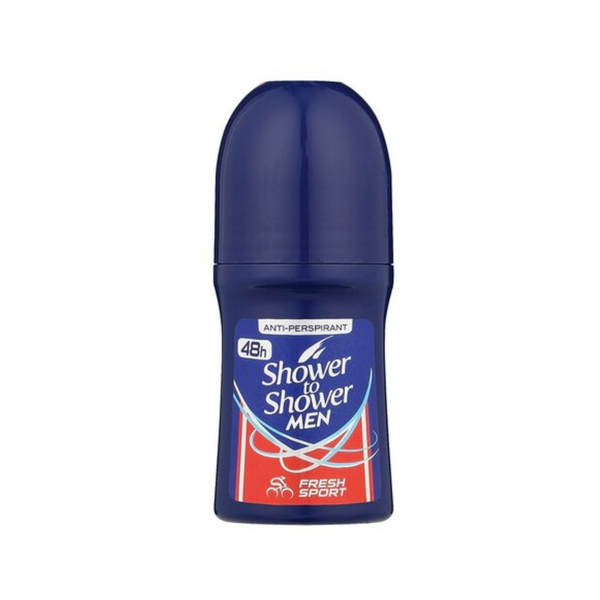 Shower To Shower Fresh Sport Roll-On Deodorant for Men, 50ml