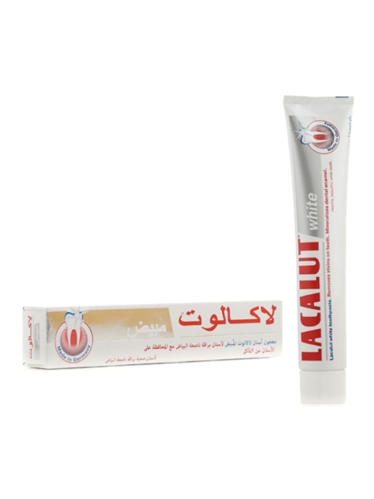 Lacalut Whitening Toothpaste for Brighter Teeth & Oral Health, 75ml