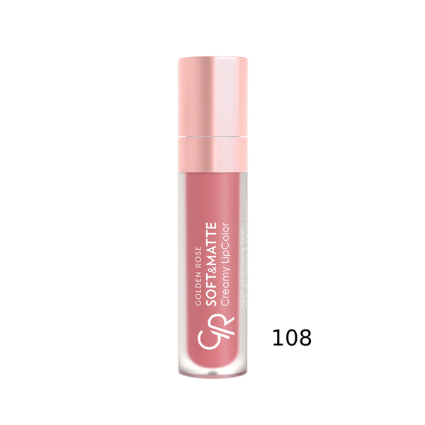 Golden Rose Soft Matte Creamy Lipstick 108 Full Coverage 5.5ml