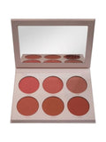 Best Blush Palette 6 Colors Nude Matte Shimmer Make Over 22 18g