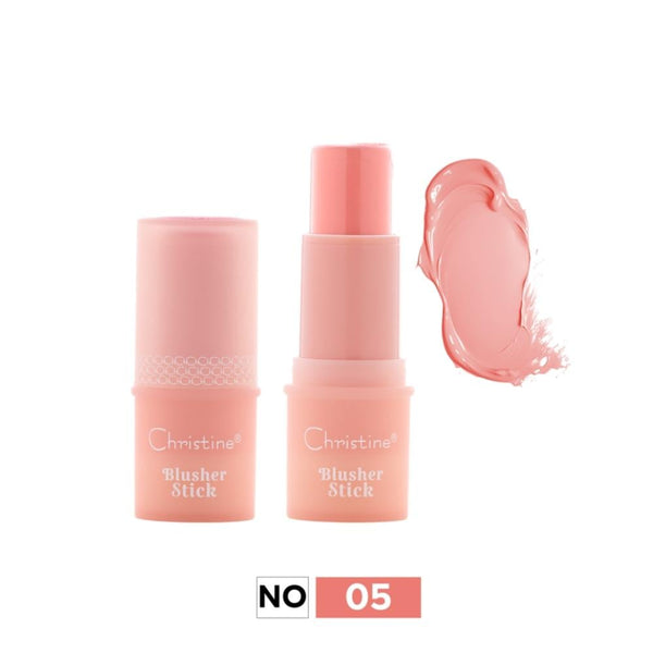Christine Creamy Stick Blush in Shade 05, Buildable Cream Texture