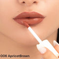 Hearts Matte Liquid Lipstick, Apricot Brown 006, Long-Lasting, Vegan