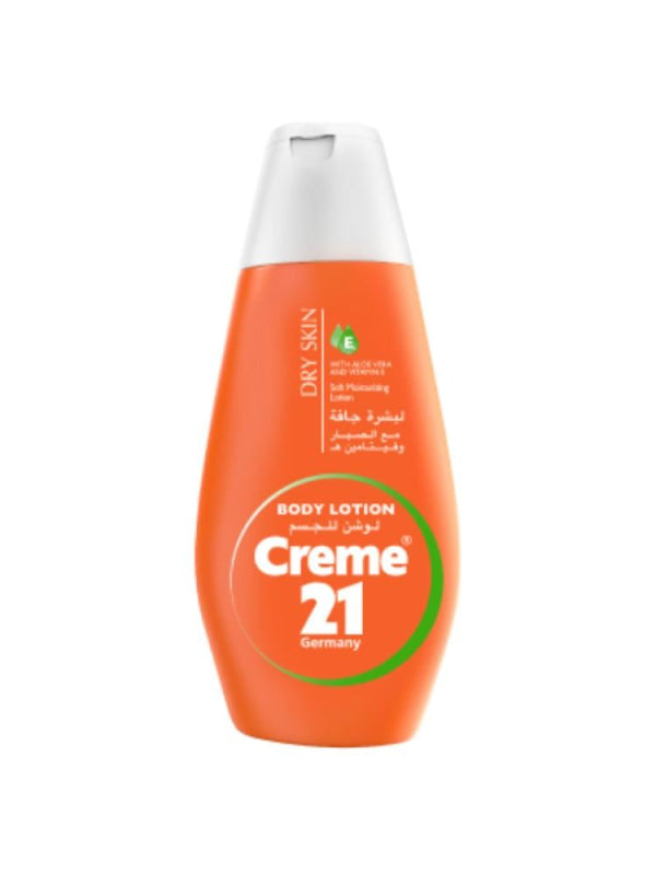 Body Lotion for Dry Skin Aloe Vera Vitamin E Creme 21 250ml