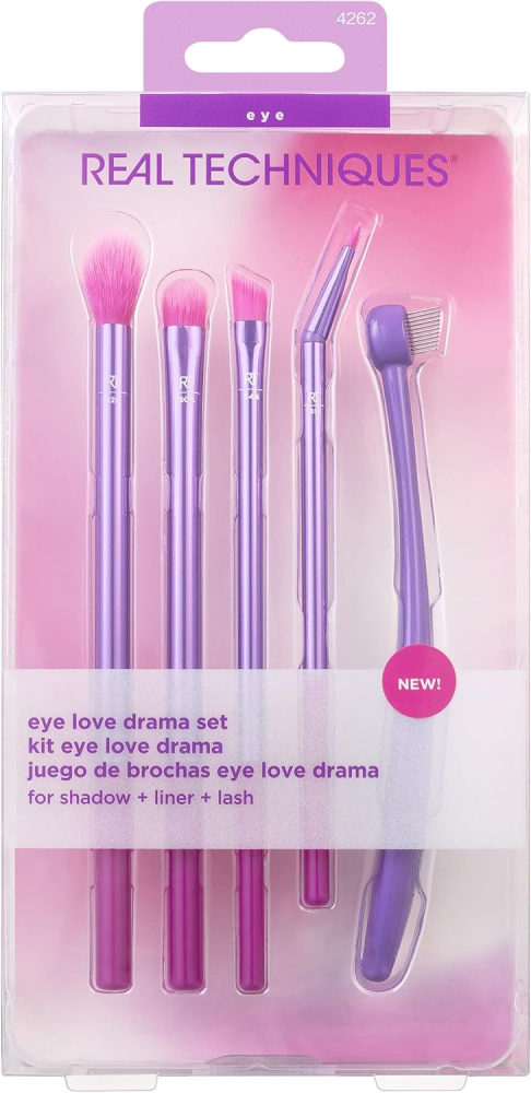 Real Techniques Eye Brush Set Eye Love Drama 5 Piece